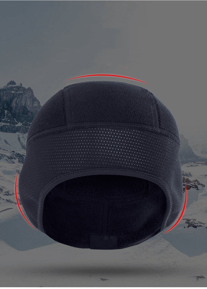 Outdoor Riding Soft-Packed Polar Fleece Thickened Warm Hat - MRSLM