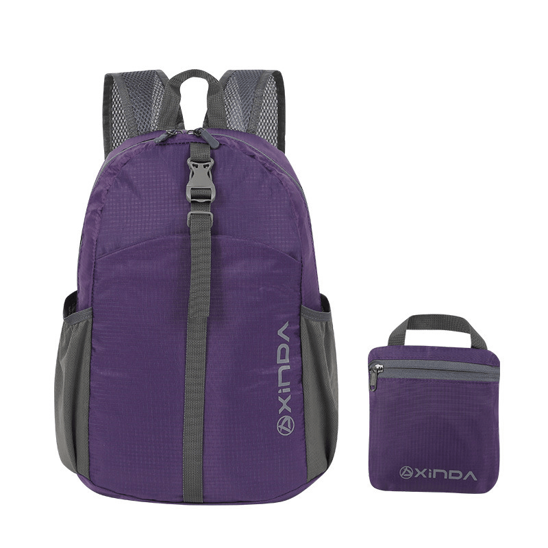 XINDA 18L Folding Backpack Leisure School Student Bag Waterproof Hiking Travel Mountain Camping Storage Bag - MRSLM