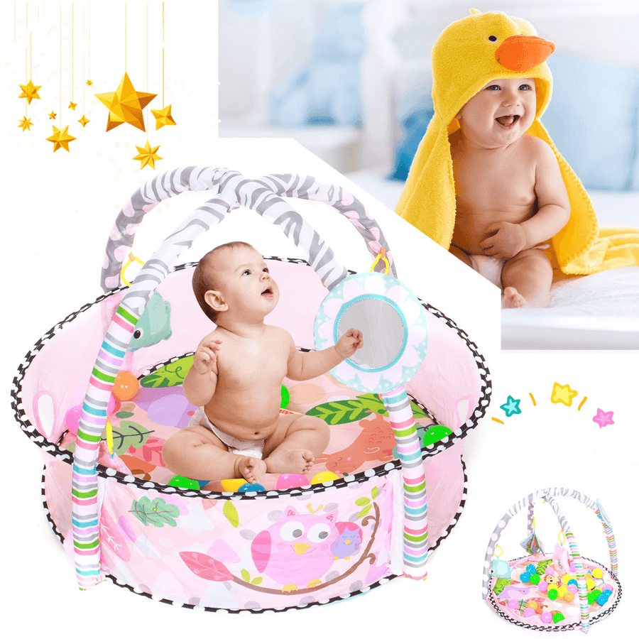 2-In-1 Children Play Mat Baby Gym Floor Activity Mat Crawling Blanket Baby Toddler Pad Christmas Gift - MRSLM