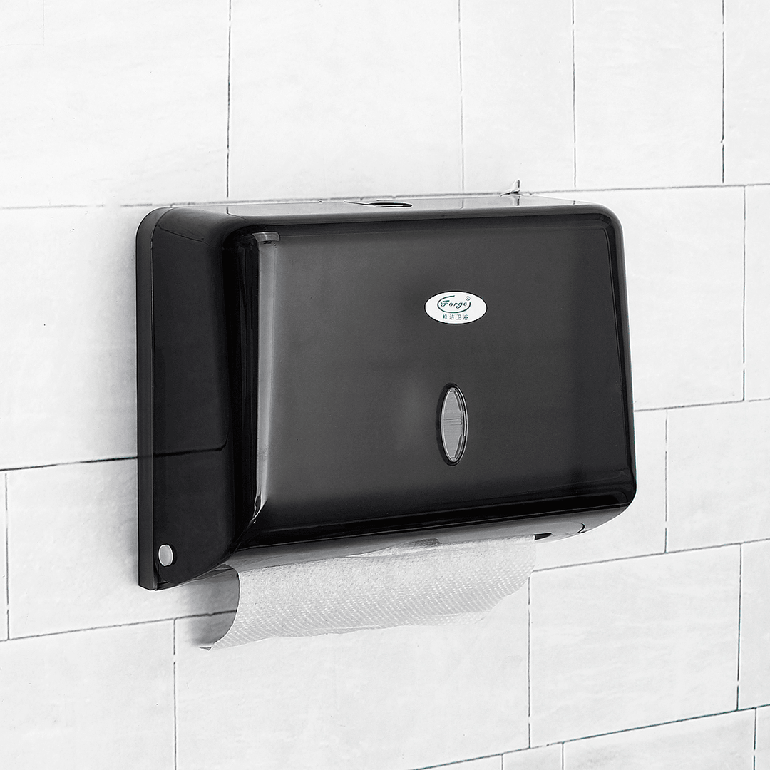 Wall Mounted Toilet Hand Paper Towel Dispenser Tissue Box Holder Bathroom Kit - MRSLM