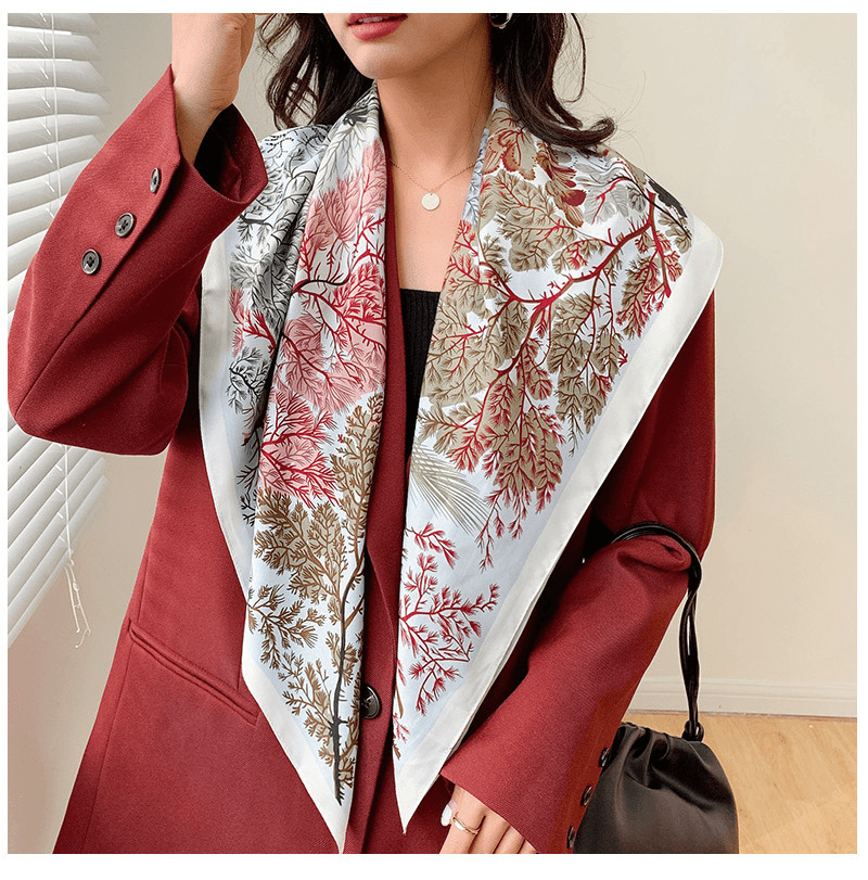 Twill Silk Fashion Scarf Decoration Scarf - MRSLM