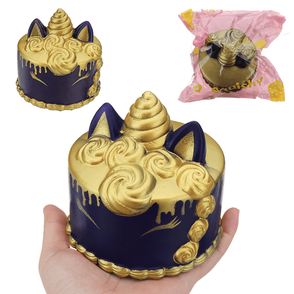 Unicorn Cake Squishy 11*10*CM Slow Rising with Packaging Collection Gift Soft Toy - MRSLM