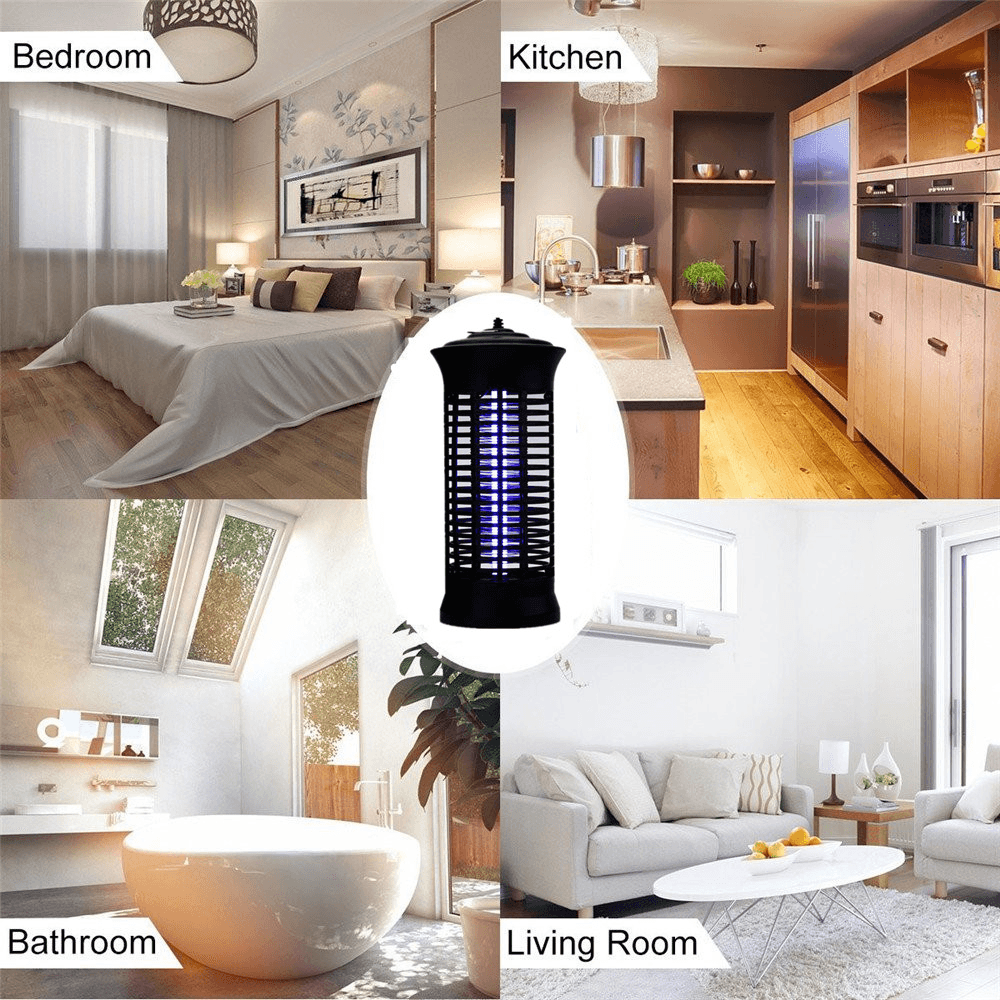 Electronic Mosquito Killer Lamps LED Socket Electric Mosquito Dispeller Fly Bug Insect Trap Killer Zapper Night Lamp Children Friendly - MRSLM