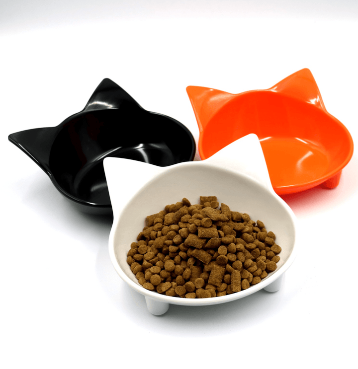 Melamine Material Cat Type Pet Bowl Non-Slip Cute 10 Colors Pet Supplies Cat and Dog Universal - MRSLM