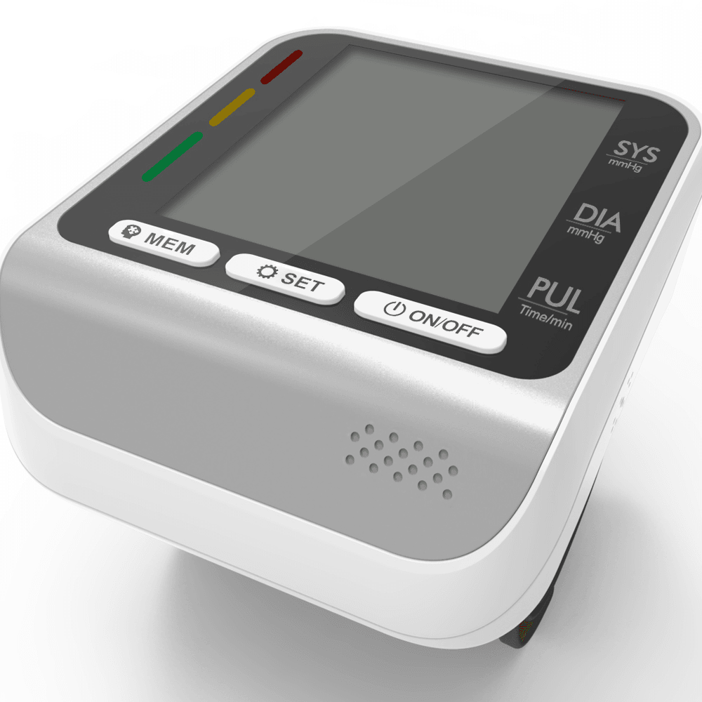 Boxym JZ-253A Wrist Blood Pressure Monitor Pulse Heart Beat Rate Monitoring Device Equipment Tonometer BP Mini Sphygmomanometer - MRSLM