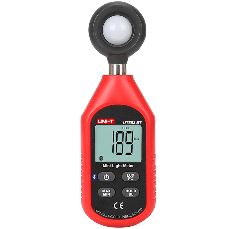 UNI-T UT383BT Bluetooth Digital Luxmeter Illuminometer Mini Light Meter Environmental Testing Equipment Handheld Type - MRSLM