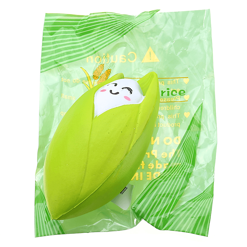 Squishy Baby Rice Jumbo Paddy Slow Rising with Packaging Collection Gift Decor Toy - MRSLM