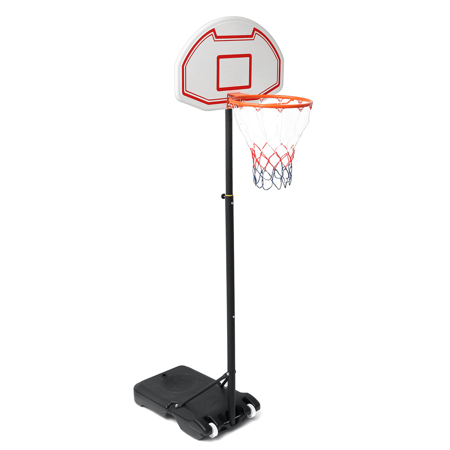 155-210Cm Adjustable Child Outdoor Play Sports Basketball Board Hoop & Net Sets with Stand - MRSLM