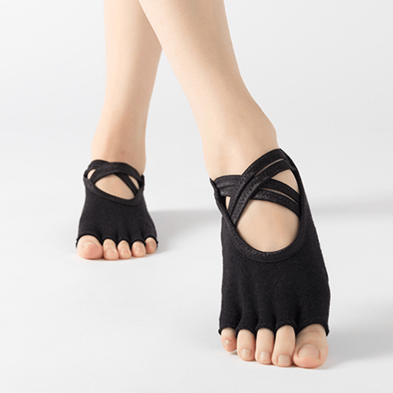 Women'S Terry Yoga Socks Five Finger Socks - MRSLM