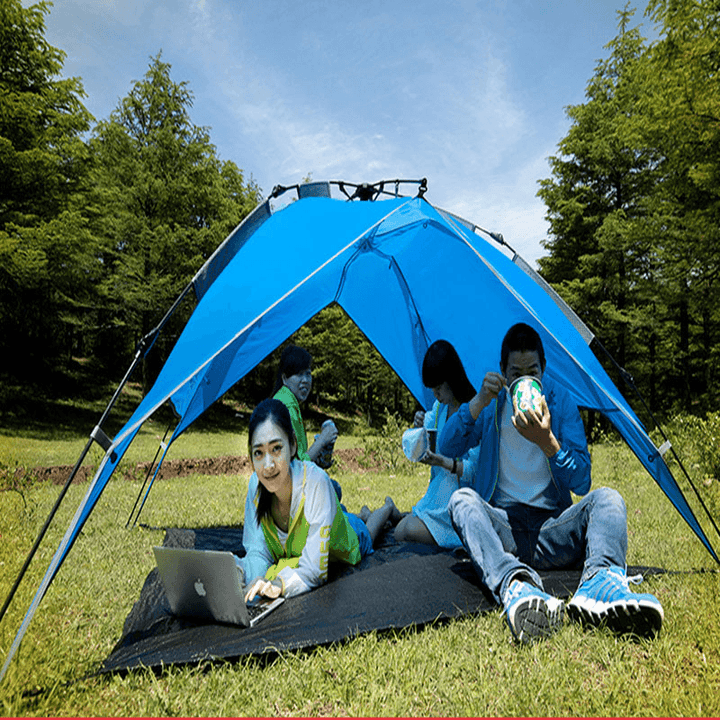 Outdoor Picnic Mat Automatic Tent Family Camping Mat PE Fabrics Dampproof and Waterproof Camp Mat - MRSLM