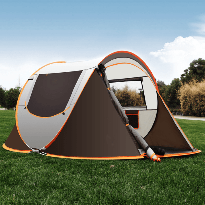 Ipree® Popup Tent for 5-8 Person 3 in 1 Waterproof UV Resistance Large Family Camping Tent Sun Shelters Outdoor 3 Seconds Automatic Setup - MRSLM
