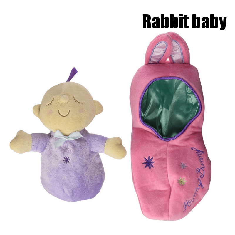 Newborn Bebe Cute Stuffed & Plush Toys Kids Stuffed Pea Prince Doll Baby Sleeping Dolls - MRSLM