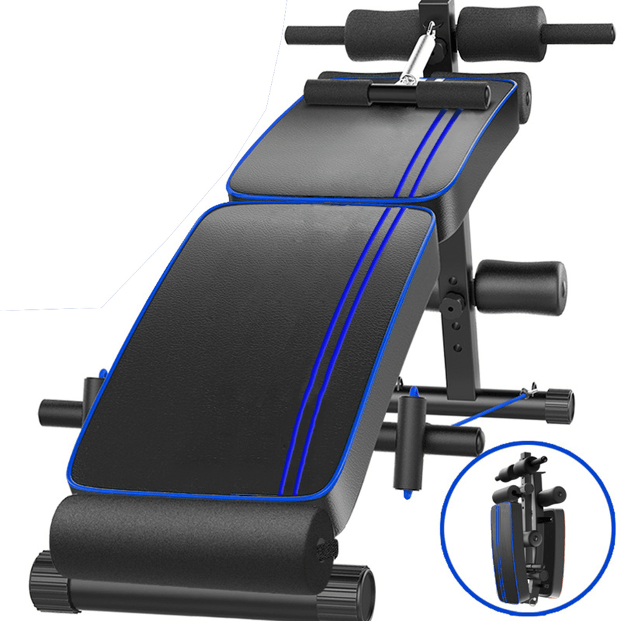 Foldable Sit up Bench Ab Crunch Exercise Board Decline Fitness Workout Gym Home Dumbbell Bench - MRSLM
