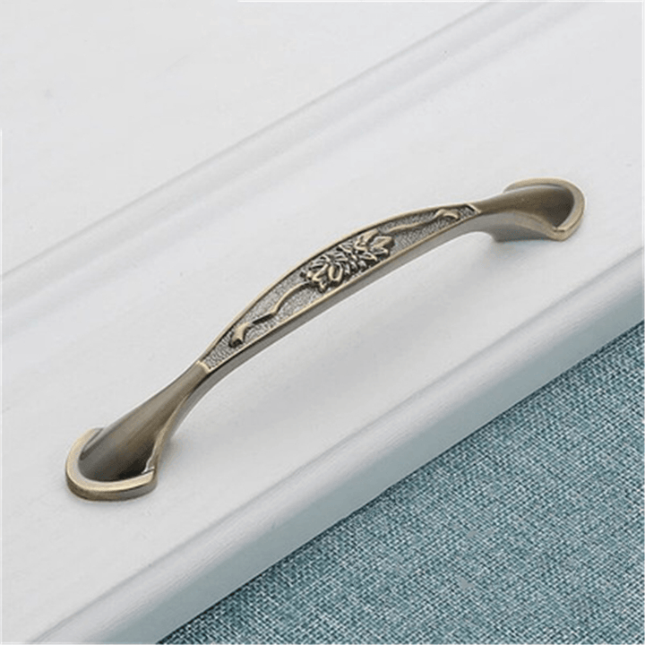 Cabinet Door Handle Amber Green Red Bronze American Simple Drawer Handle Surface Mounted Single Hole Furniture Solid Handle - MRSLM