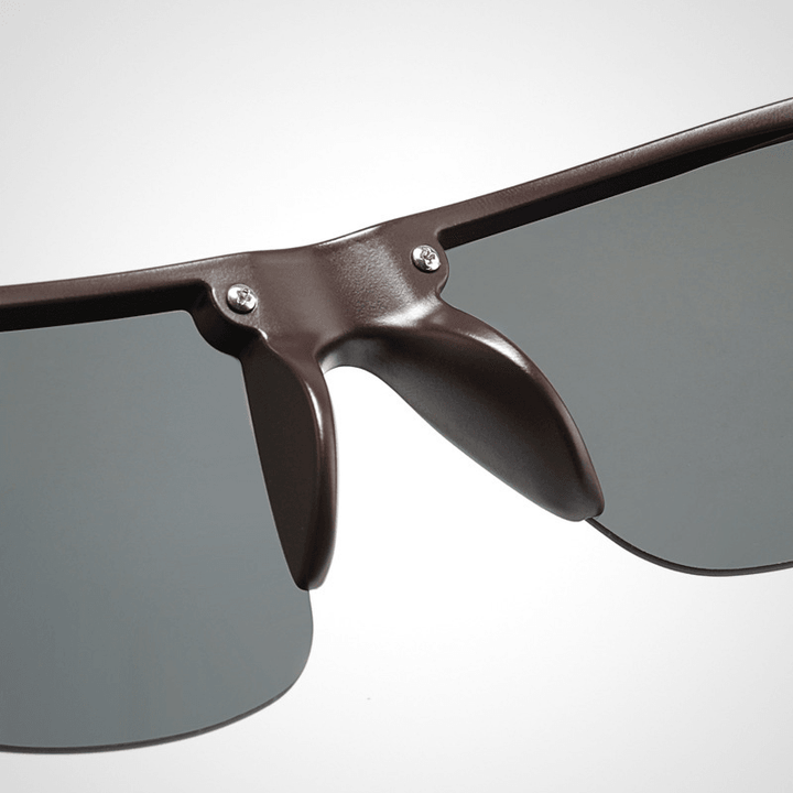 Outdoor Square Rimless Luxury UV400 Polarized Sunglasses - MRSLM