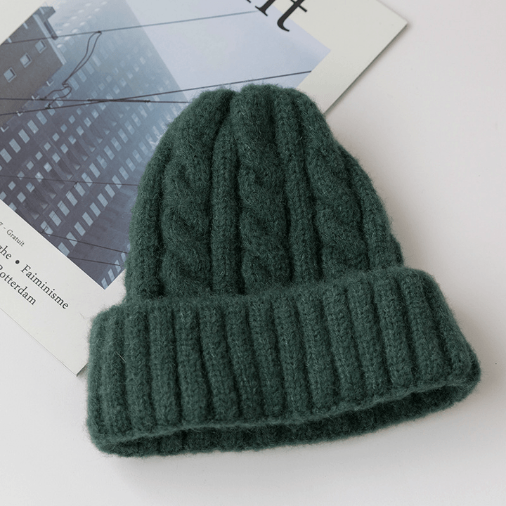 Twisted Woolen Cap Ear Protection to Keep Warm - MRSLM