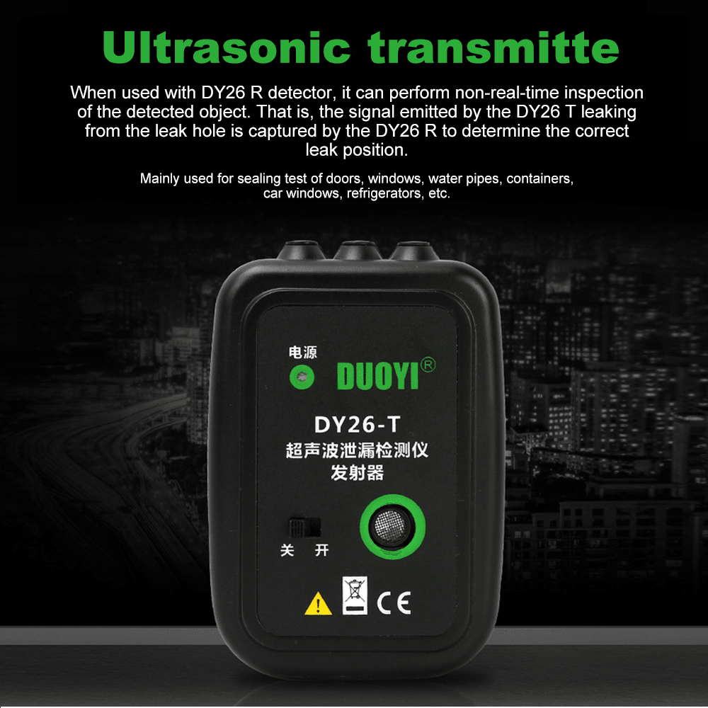 DUOYI DY26 Mini Ultrasonic Flaw Detectors Gas Handheld Portable Vacuum Sealing Leakage Tester Location Determine Leak Tester Detector - MRSLM