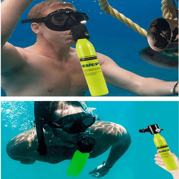 DEDEPU Oxygen Cylinder Adaptor Breathing Tank Adaptor Diving Teaching Scuba Adaptor Diving Equipment - MRSLM