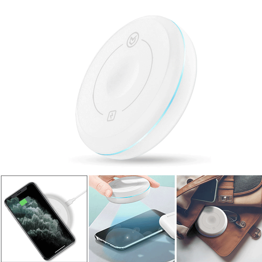 [From ] MAHATON 5W 600Mah Multifunctional Wireless Charger UV Sterilizer UVC LED Blacklight Disinfection Phone Wireless Charging for Camping Travel - MRSLM