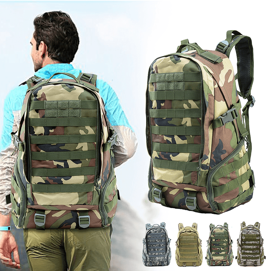 27L Outdoor Waterproof Molle Military Tactical Bag Sling Backpack Travel Assault Bag - MRSLM