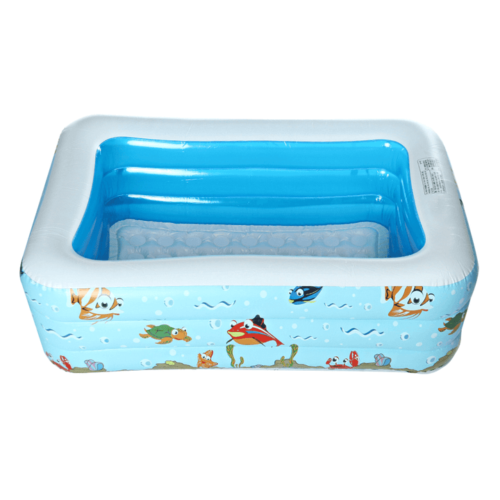 150X110X50Cm Inflatable Swimming Pool Summer Outdoor Garden Family Kids Paddling Pools - MRSLM