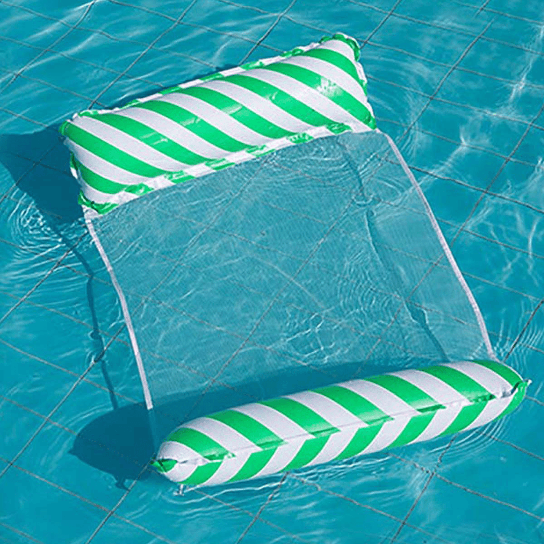 122X70Cm Swimming Inflatable Mattress Water Float Hammock Floating Bed Chair Toy Swimming Pools Training Equipment - MRSLM
