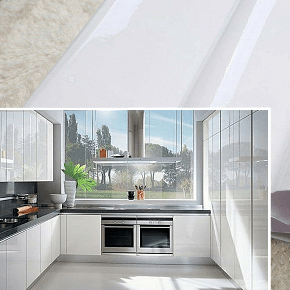 Kitchen Wall Sticker Glitter Vinyl Covering Self Adhesive Sticky Back Waterproof Wall Sticker for Home Kitchen Decor - MRSLM