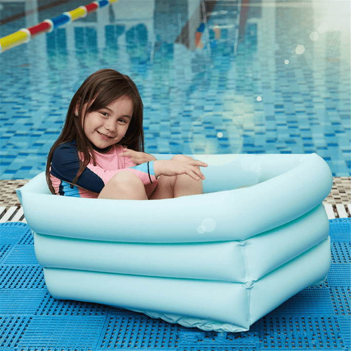 Inflatable Baby Tub Travel Bath Kids Shower Child Newborn Swimming Pool - MRSLM