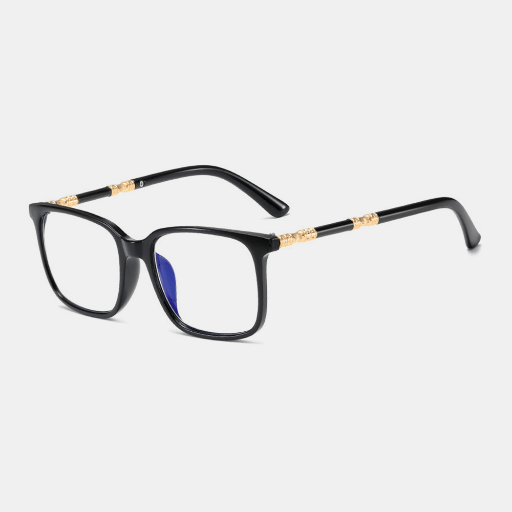 Unisex Retro Full Frame Square Frame Anti-Blue Reading Glasses Presbyopia Glasses - MRSLM