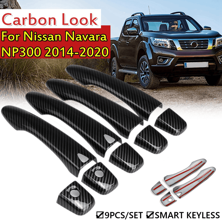 9Pcs Smart Door Handle Covers for Nissan Navara NP300 2014-2020 - MRSLM
