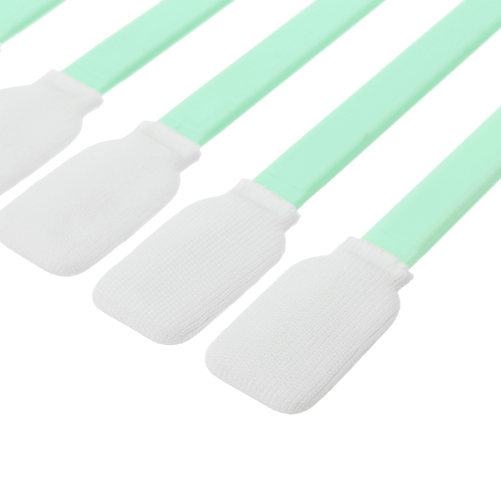 100Pcs Foam Tip Cleaning Head Swabs Sponge Stick for Inkjet Printer Printhead Camera Cleanroom - MRSLM