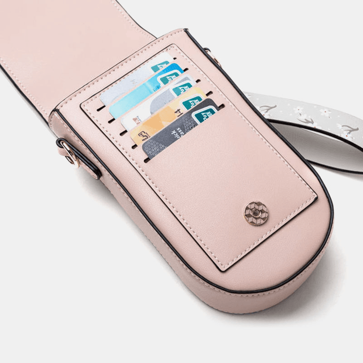 Women 4 Card Slots Phone Bag Crossbody Bag - MRSLM