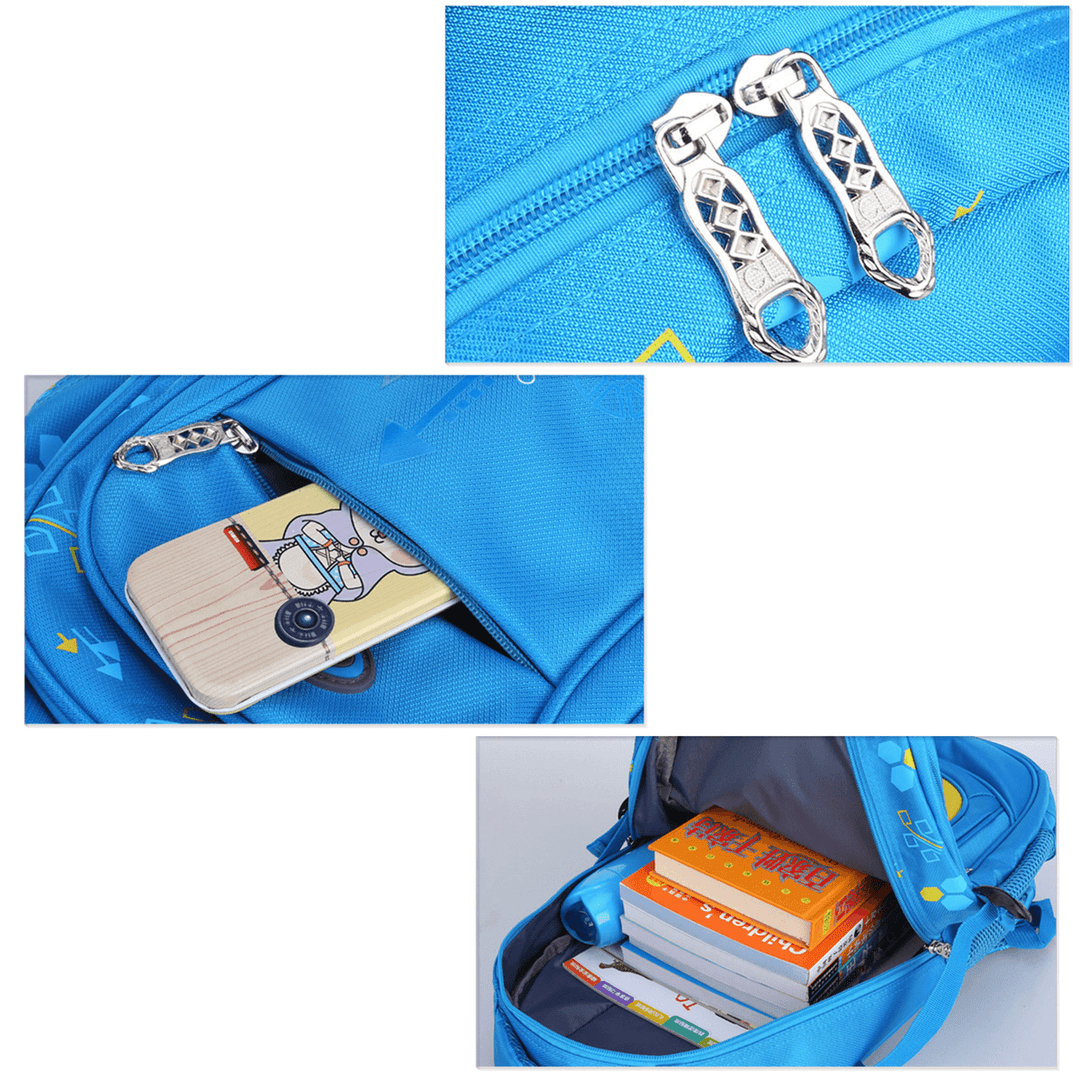 Nylon Large Waterproof Backpack Children School Bag for Middle Primary School Student - MRSLM