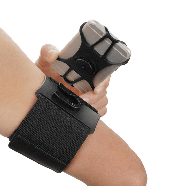 KALOAD Universal Phone Holder Wristband Fitness Sport Running Wrist Arm Band Suit for 4-6.5Inch Phone - MRSLM
