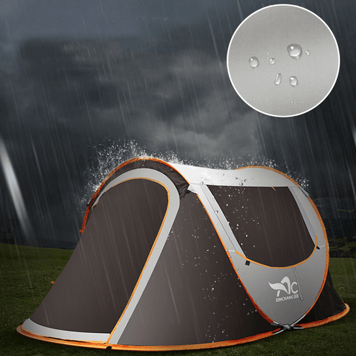 Outdoor 3-4 People Instant Pop up Tent Waterproof Sunshade Canopy Rain Shelter Camping Hiking - MRSLM