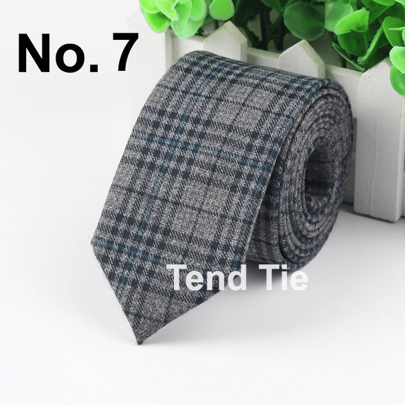 Men'S Tie New Ultra-Narrow Wool Elegant Atmosphere - MRSLM