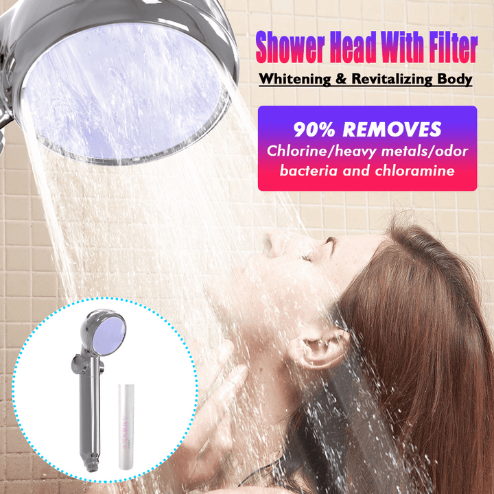 AUGIENB Handheld Shower Head WATER PURIFIER + Massage & SPA Essential Oil Filter - MRSLM