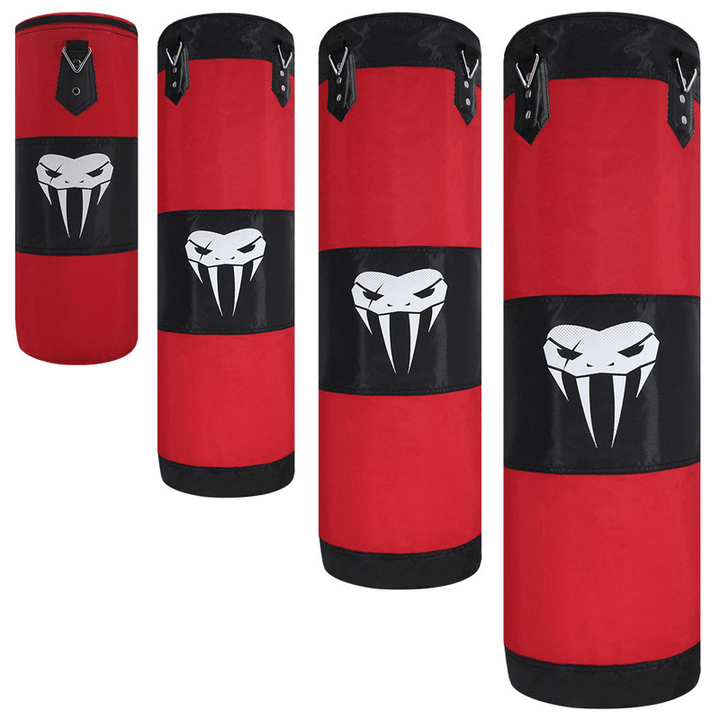 120CM Heavy Bag Boxing Set Heavy Duty Hanging Punching Bag Unfilled Punching Bags for Adults - MRSLM