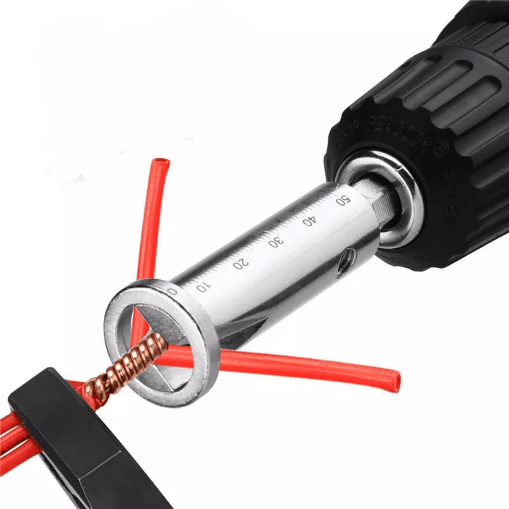 Cable Connector Terminal Strip Wire Twisting Tool Stripper Line for Power Drill Drivers - MRSLM