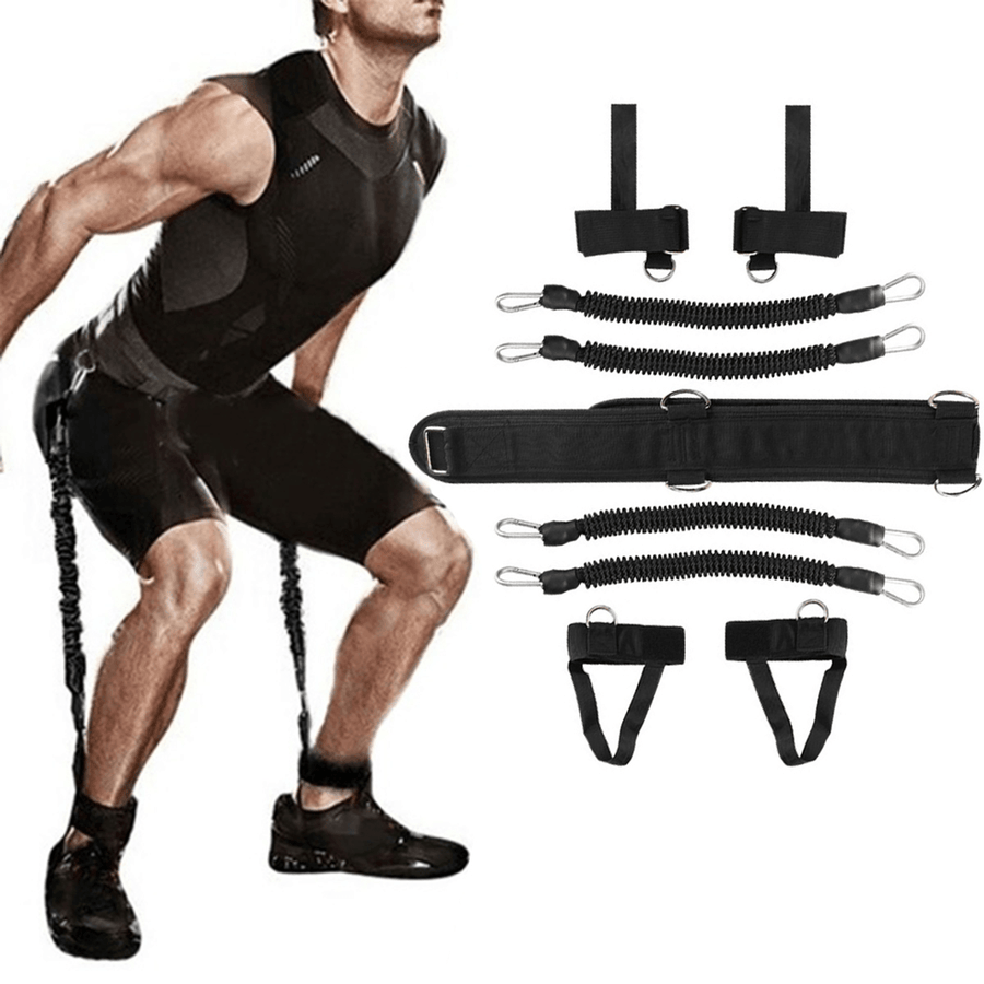 Home Gym Strength Training Resistance Band Basketball Strength Exercise Pull Rope Boxing Sports Fitness Accessories - MRSLM