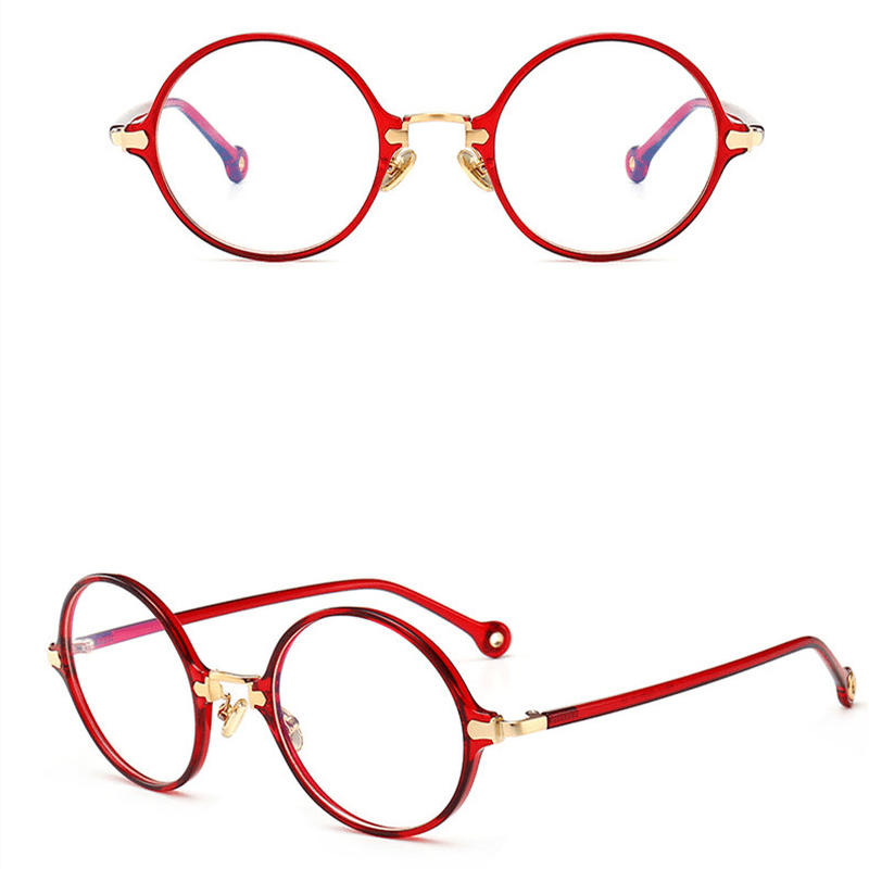 Women'S Vintage Ultralight round Glasses Frame - MRSLM