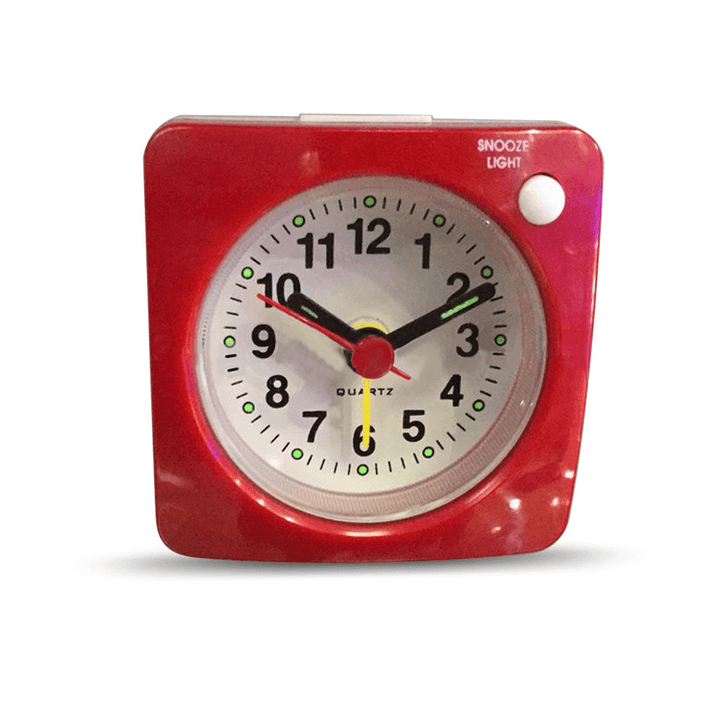VST Ultra Small Alarm Clock Beeper Alarm Silent Sweep with Nightlight and Snooze - MRSLM