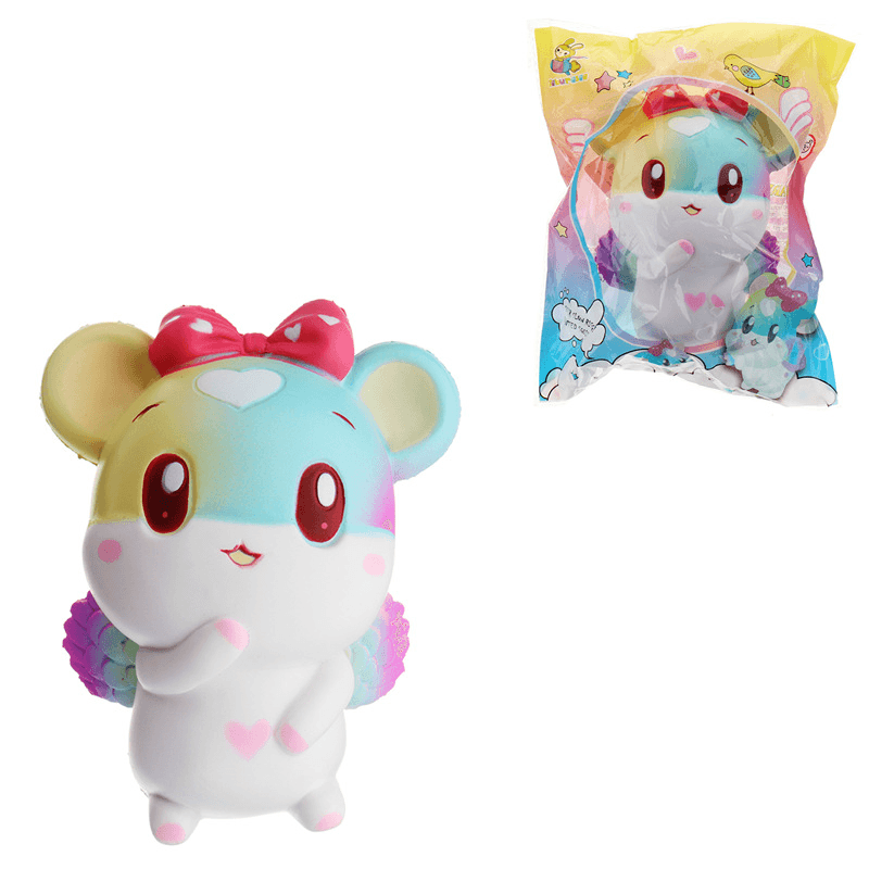 Taburasaa Mouse Squishy 12.5*15Cm Slow Rising with Packaging Collection Gift Soft Toy - MRSLM