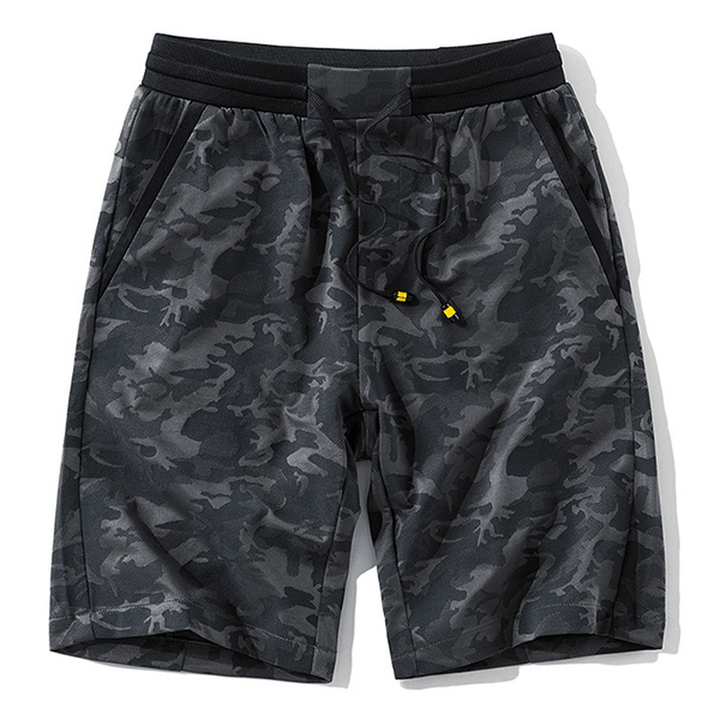 Summer Stylish Printing Fifth Board Shorts Men'S Elastic Breathable Sand Beach Shorts - MRSLM