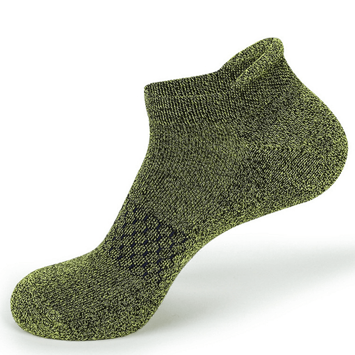 Men Summer Breathable Stretchy Cotton Ankle Socks - MRSLM