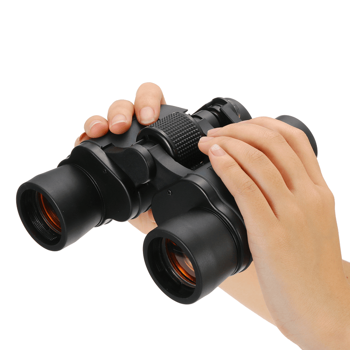 60X60 5-3000M Day/Night HD Hunting Binoculars with Compass Coordinates Outdoor Camping Waterproof Telescope - MRSLM