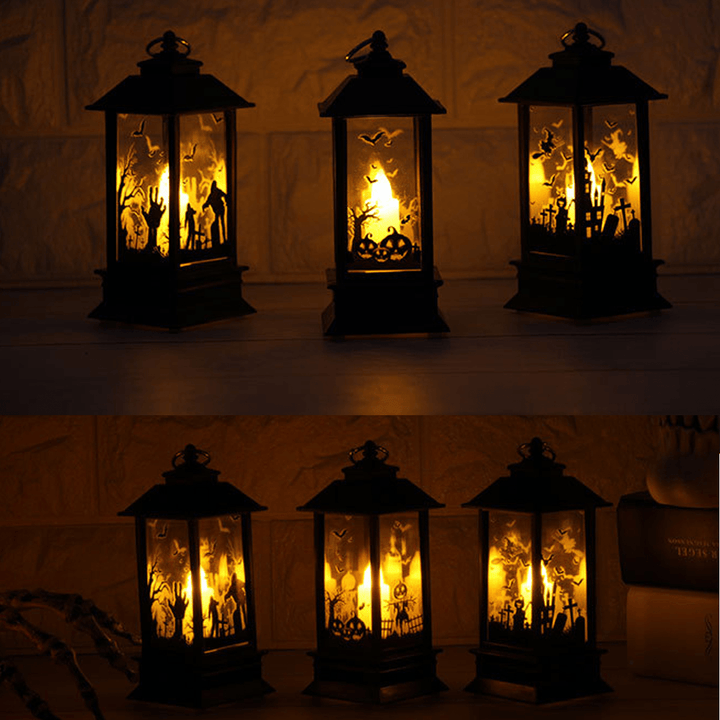 Hallowen Flame Lamp Electronic LED Candle Light Party Decorations - MRSLM