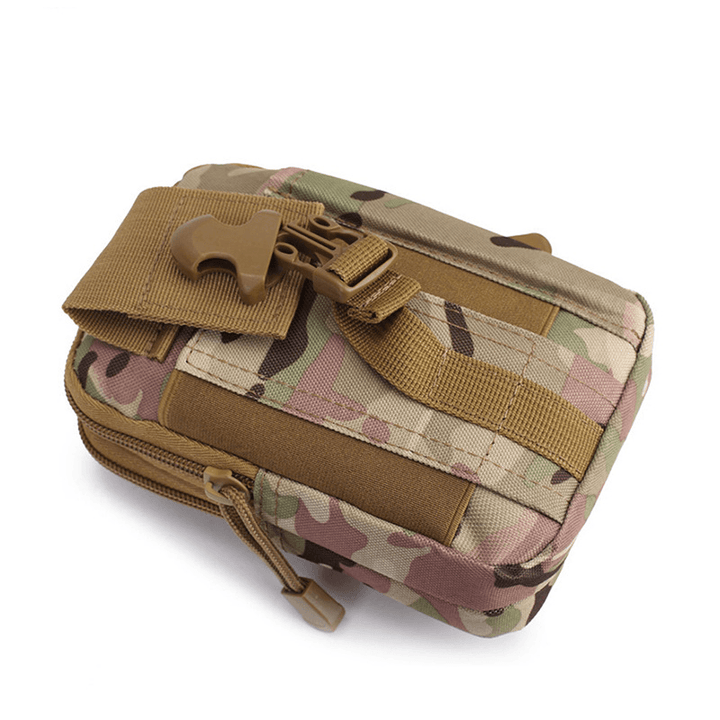 BENNIU BL064 Oxford MOLLE System Camouflage Military Tactical Waist Bag Outdoor Waterproof Sports Waist Bag Crossbody Bag - MRSLM