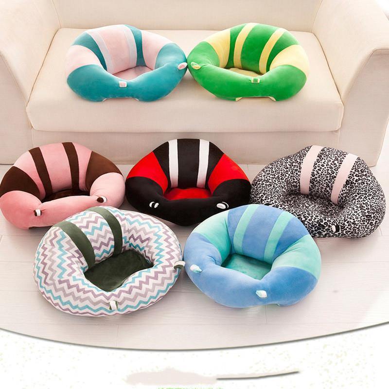 Baby Learning Seat Plush Toy Safety Dining Chair Baby Learning Seat Child Sofa - MRSLM