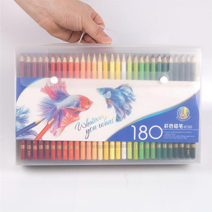 120/150/180 Colors Color Drawing Pencil Set Oil Colored Lead Painting Art Kit Stationery Students for Painting Beginner - MRSLM